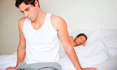 Manque de pouvoir avec la prostatite